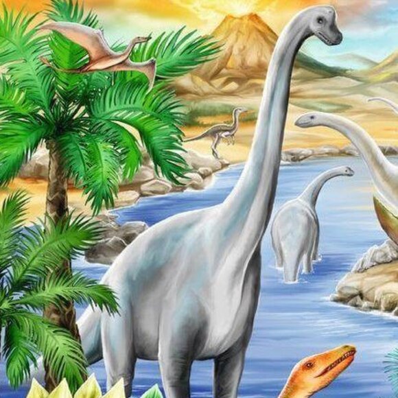 New sealed Ravensburger- 60 Piece Puzzle - Prehistoric Life Dinosaurs - Picture 3 of 16